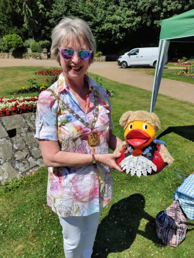 Congleton Lions Duck Race 2026 - Mayor Suzy Firkin